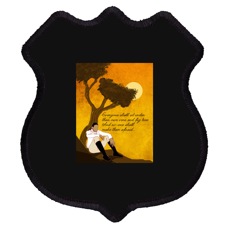 Vine And Fig Tree Artwork Shield Patch | Artistshot