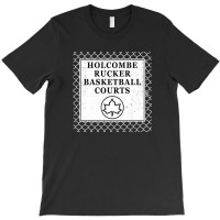 Holcombe Rucker Basketball Courts Park Sign On Chain Link Fence T-shirt | Artistshot