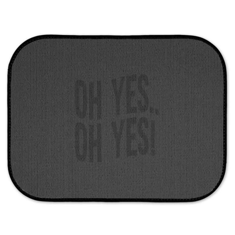 Design Of Oh Yes! Oh Yes! Rear Car Mat | Artistshot