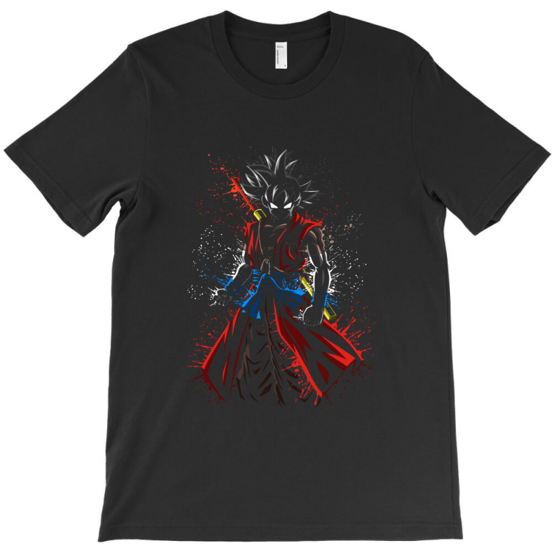 Goku Power Pole Ink Splatter For Boyfriend T-shirt | Artistshot