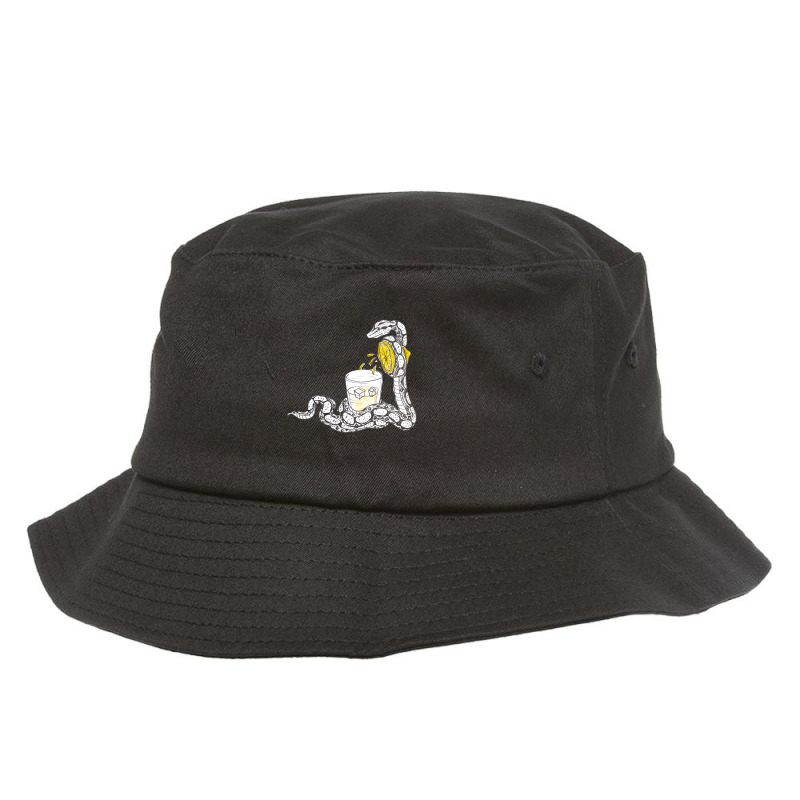 Anaconda Snake Squeezing Lemonade Bucket Hat by GaryStahl | Artistshot