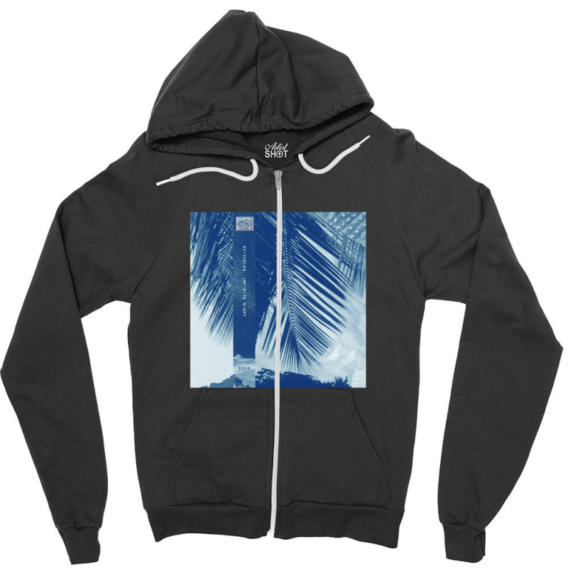 Infinite Night Zipper Hoodie by KevinFernandez | Artistshot