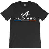 Fernando Alonso Alpine F1 2021 (tricolore) T-shirt | Artistshot