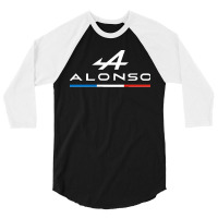 Fernando Alonso Alpine F1 2021 (tricolore) 3/4 Sleeve Shirt | Artistshot