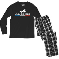 Fernando Alonso Alpine F1 2021 (tricolore) Men's Long Sleeve Pajama Set | Artistshot