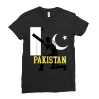 Pakistan Cricket Pakistani Cricket Ladies Fitted T-shirt | Artistshot