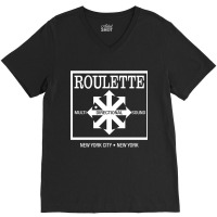 Roulette Records, Roulette, Records, Roulette Record, Roulette Records V-neck Tee | Artistshot