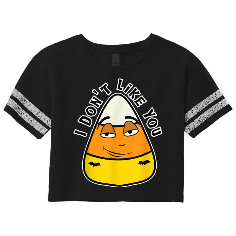 Candy Corn Doesn't Like You Either Scorecard Crop Tee by Uniform | Artistshot