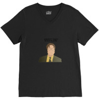 Dwight Identity Theft The Office Quotes V-neck Tee | Artistshot