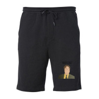 Dwight Identity Theft The Office Quotes Fleece Short | Artistshot