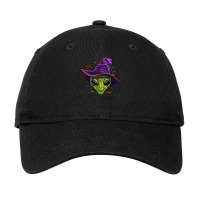 Alien Witch Halloween Ovni Lover Men Adjustable Cap | Artistshot