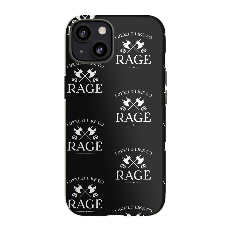 Barbarian - I Would Like To Rage iPhone 13 Case by cm-arts | Artistshot