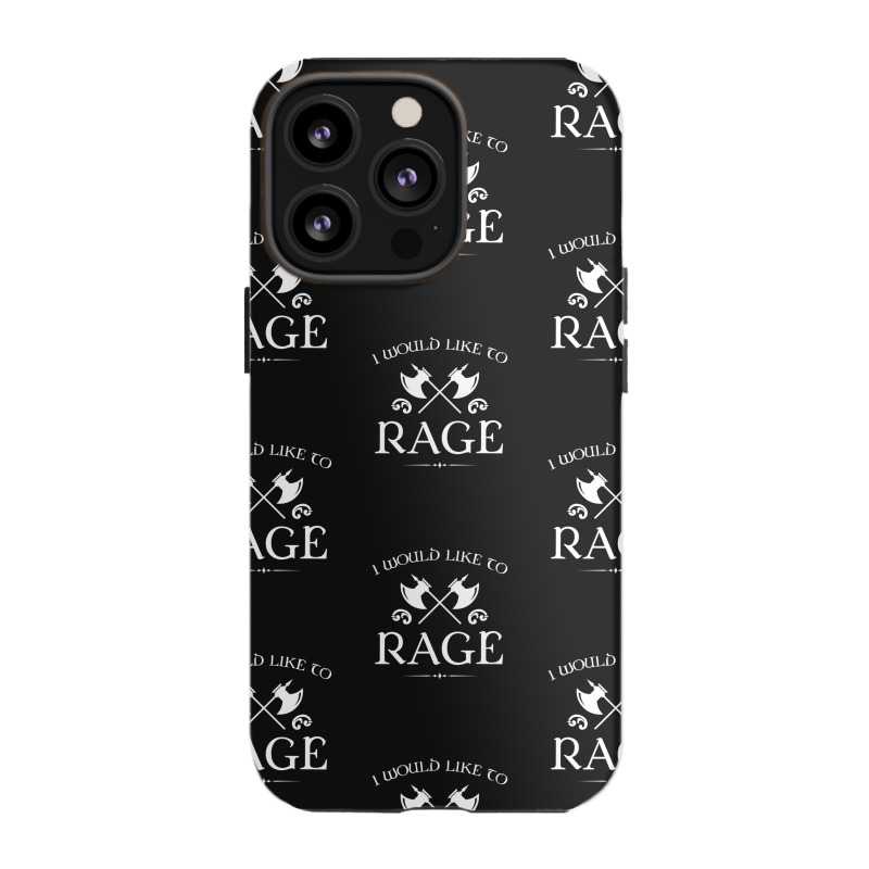 Barbarian - I Would Like To Rage iPhone 13 Pro Case by cm-arts | Artistshot