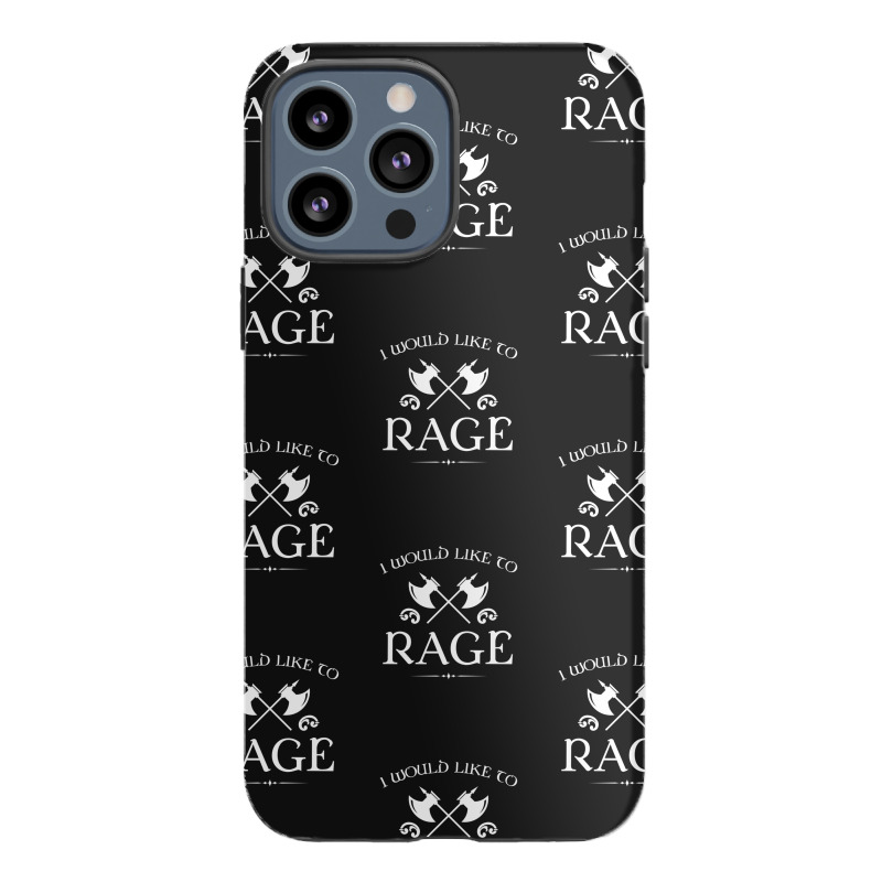 Barbarian - I Would Like To Rage iPhone 13 Pro Max Case by cm-arts | Artistshot