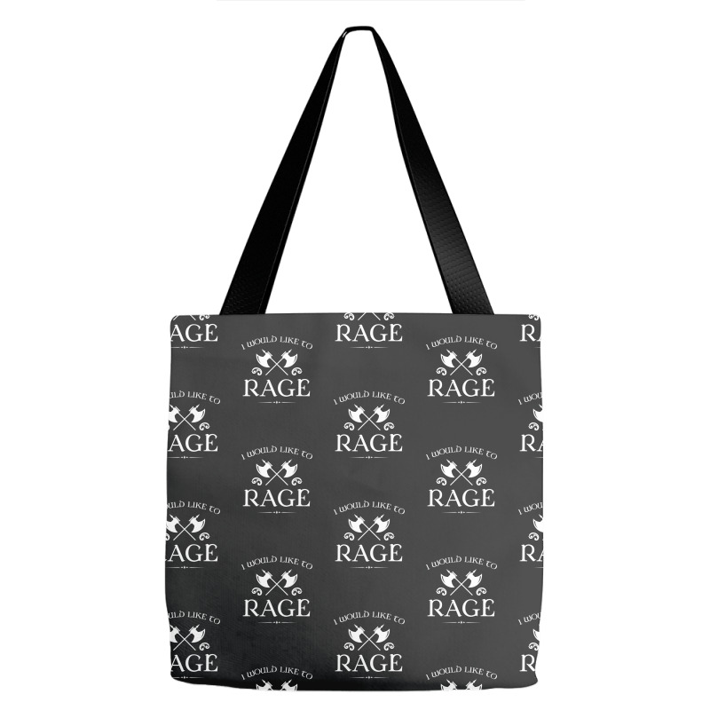 Barbarian - I Would Like To Rage Tote Bags by cm-arts | Artistshot