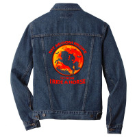 I Ride A Horse Halloween Men Denim Jacket | Artistshot