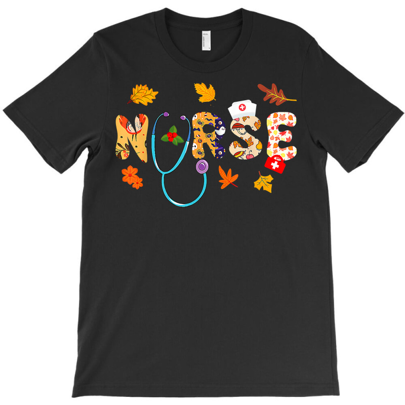 Turkey Day Nursing Thanksgiving Print Nurse Thanksgiving T Shirt T-shirt | Artistshot