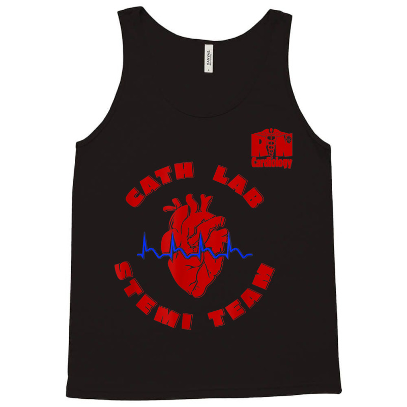 Cardiology Cardiac Cath Lab Code Stemi Team Cardiac Rn Tank Top by WillettaIngber | Artistshot