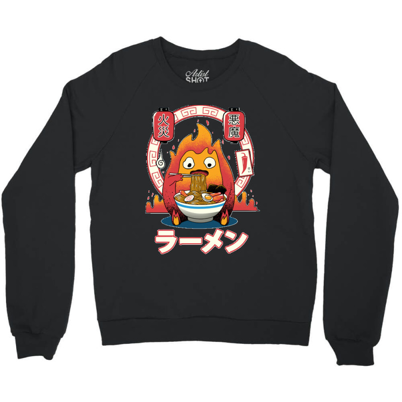 Fire Demon Crewneck Sweatshirt | Artistshot