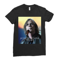 Jackson Browne Show Tour 2022 (4) Ladies Fitted T-shirt | Artistshot