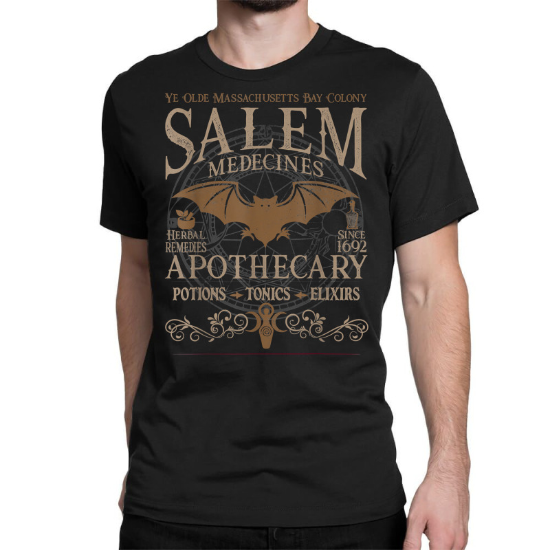 Salem Apothecary Herbalist Witch Wiccan Halloween  Beige T Shirt Classic T-shirt by gocuzhejani | Artistshot