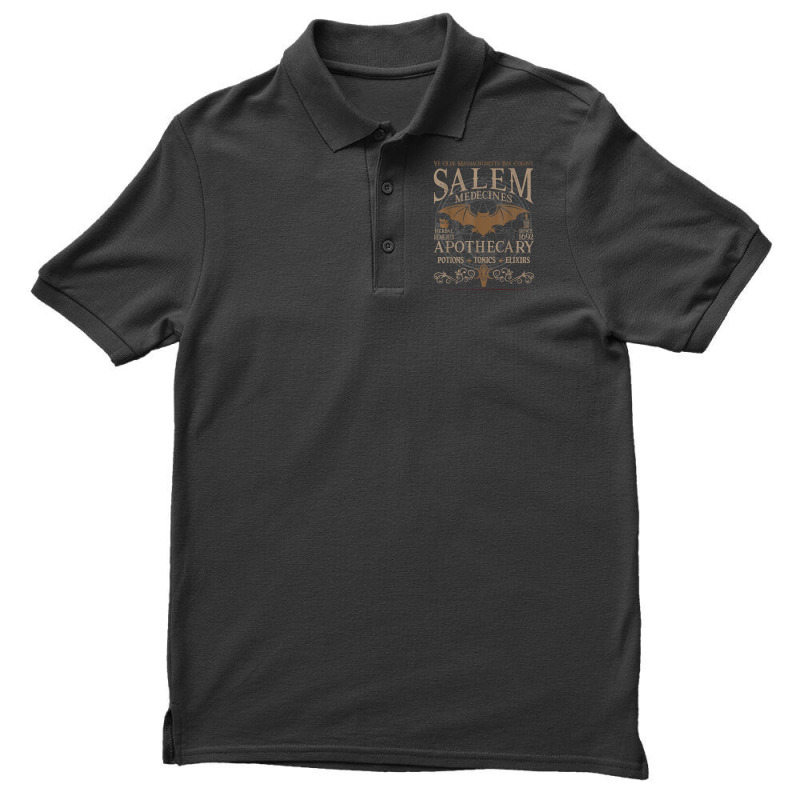 Salem Apothecary Herbalist Witch Wiccan Halloween  Beige T Shirt Men's Polo Shirt by gocuzhejani | Artistshot