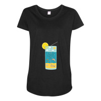 Summer Drink Maternity Scoop Neck T-shirt | Artistshot