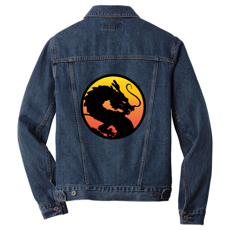 Z Fighter Kombat Gradient Gift Men Denim Jacket | Artistshot