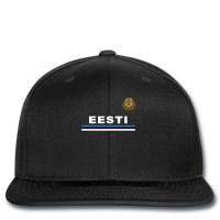 Estonia Eesti National Flag & Coat Of Arms Printed Hat | Artistshot