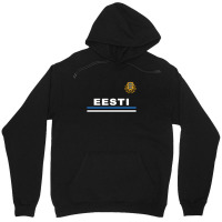 Estonia Eesti National Flag & Coat Of Arms Unisex Hoodie | Artistshot