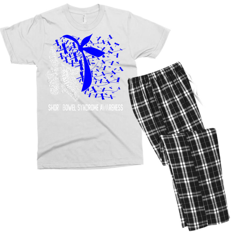 Women Gifts We Wear Blue For Short Bowel Syndrome Awareness T Shirt Men's T-shirt Pajama Set by cm-arts | Artistshot