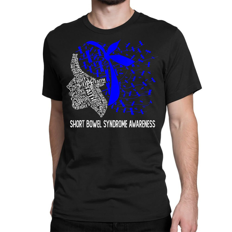 Women Gifts We Wear Blue For Short Bowel Syndrome Awareness T Shirt Classic T-shirt by cm-arts | Artistshot