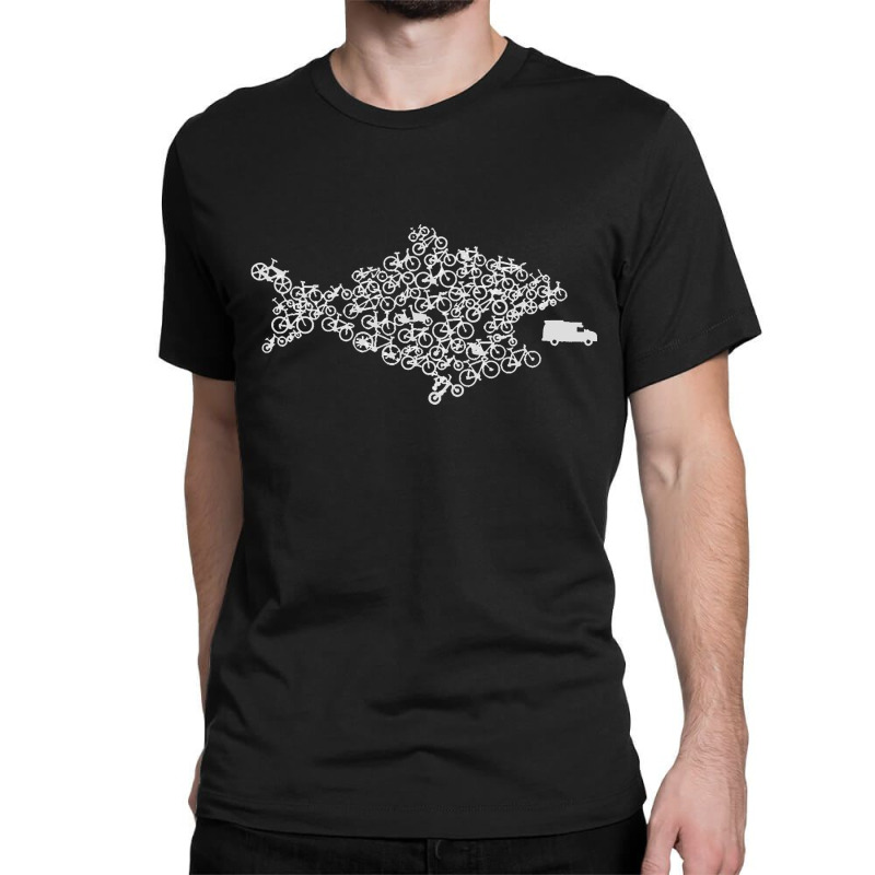 Fish Bike Classic T-shirt | Artistshot