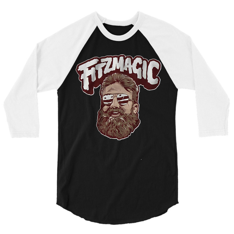 Fitzmagicc For Washingtonn Footballs Teams 3/4 Sleeve Shirt | Artistshot