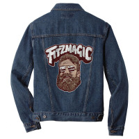 Fitzmagicc For Washingtonn Footballs Teams Men Denim Jacket | Artistshot