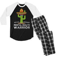 Awareness Mental Health Warrior Men's 3/4 Sleeve Pajama Set | Artistshot