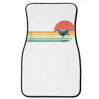 Retro Vintage Narwhal Whale Ocean Marine Mammal Sea Life Tank Top Front Car Mat | Artistshot