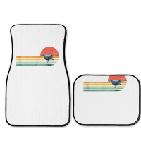 Retro Vintage Narwhal Whale Ocean Marine Mammal Sea Life Tank Top Full Set Car Mats | Artistshot