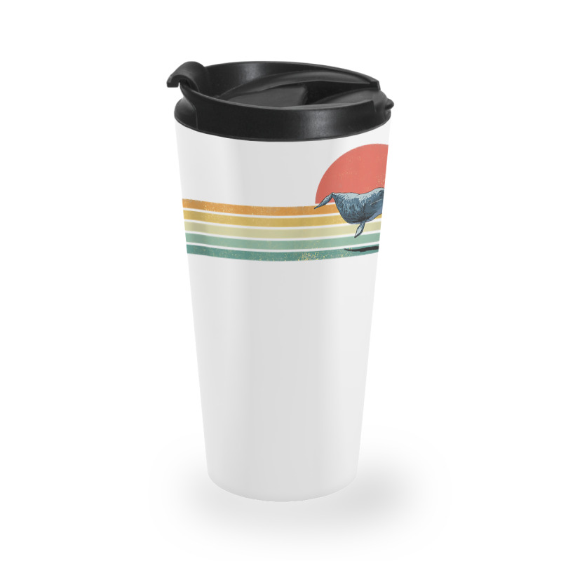 Retro Vintage Narwhal Whale Ocean Marine Mammal Sea Life Tank Top Travel Mug | Artistshot