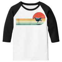 Retro Vintage Narwhal Whale Ocean Marine Mammal Sea Life Tank Top Youth 3/4 Sleeve | Artistshot