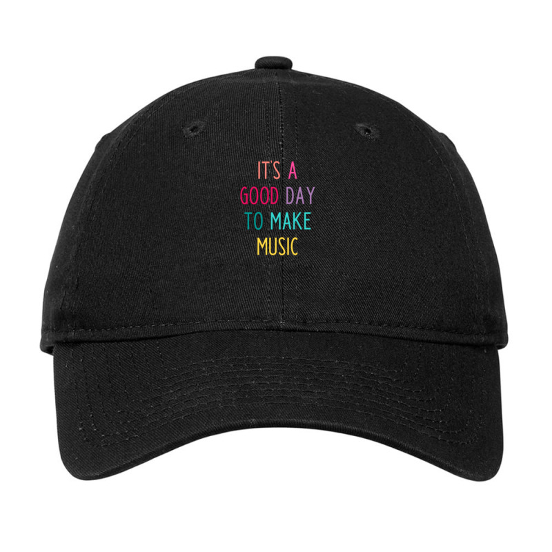 It's A Good Day To Make Music 1 Adjustable Cap by KevinFernandez | Artistshot