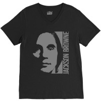 Jackson Browne Tribute Fanart V-neck Tee | Artistshot