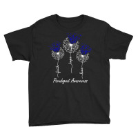 Pseudogout Awareness Faith Hope Love Dandelion T Shirt Youth Tee | Artistshot