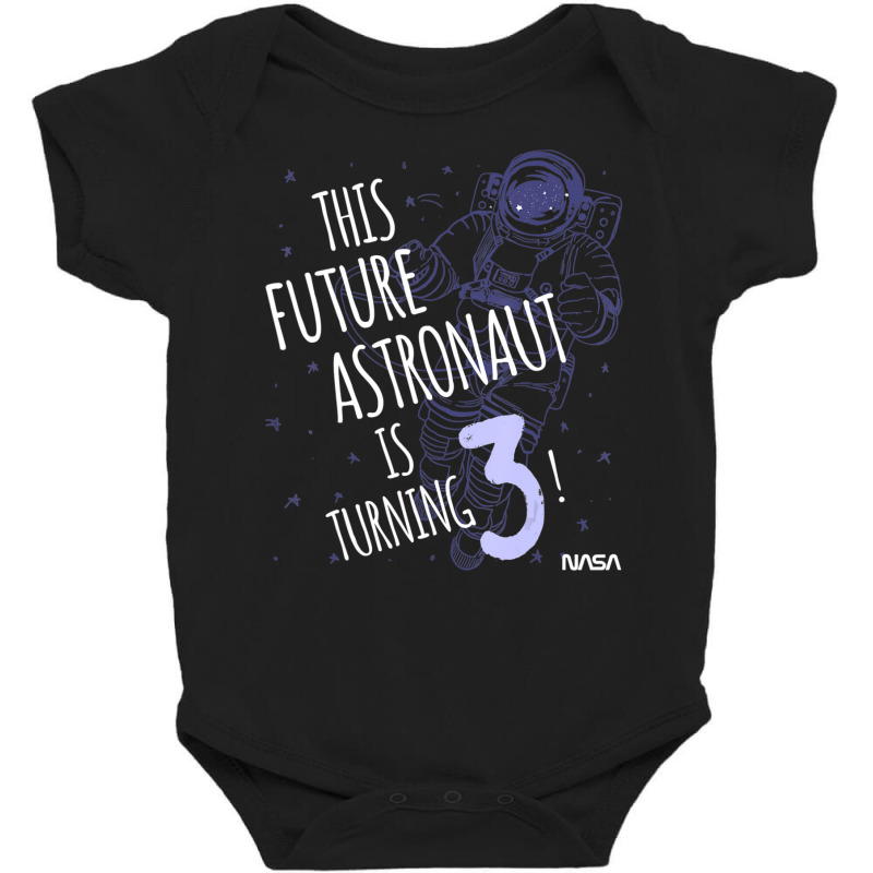 This Future Astronaut Is Turning 3 Outline Sketch Baby Bodysuit by ledo | Artistshot