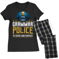 Grammar Police To Serve And Correct For Grammar And Punction Women's Pajamas Set | Artistshot