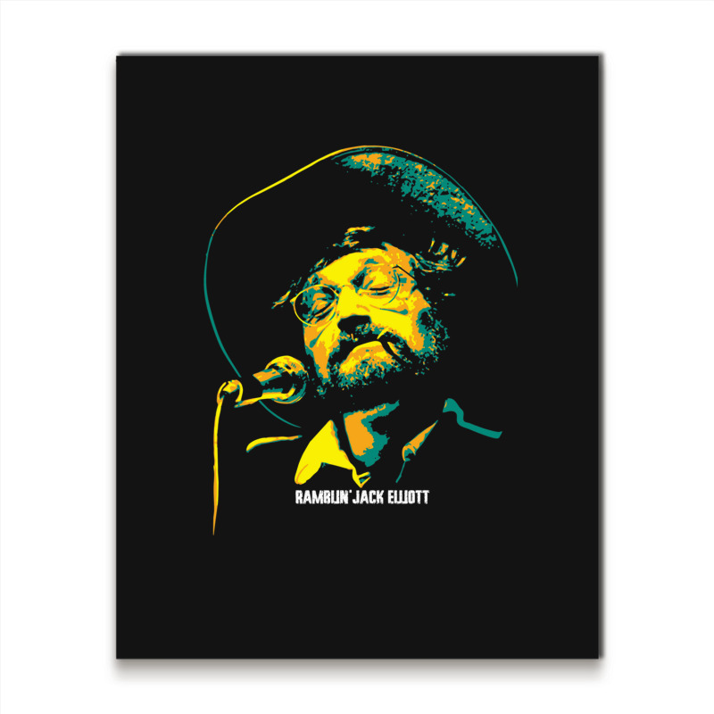 Ramblin' Jack Elliott Elliot Charles Adnopoz American Folk Singer Metal Print Vertical | Artistshot