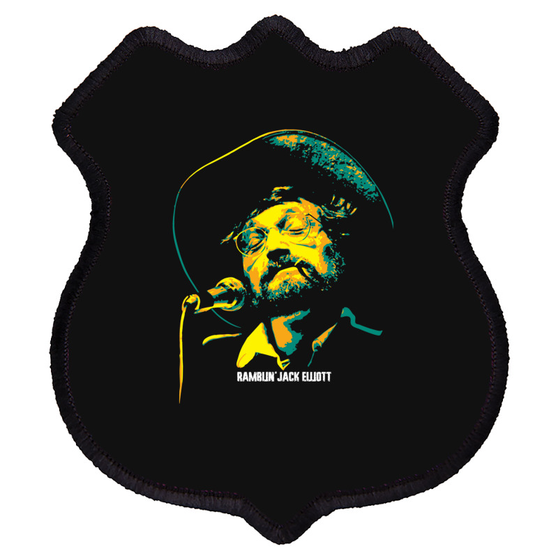 Ramblin' Jack Elliott Elliot Charles Adnopoz American Folk Singer Shield Patch | Artistshot