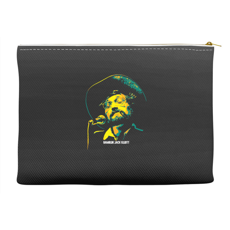 Ramblin' Jack Elliott Elliot Charles Adnopoz American Folk Singer Accessory Pouches | Artistshot