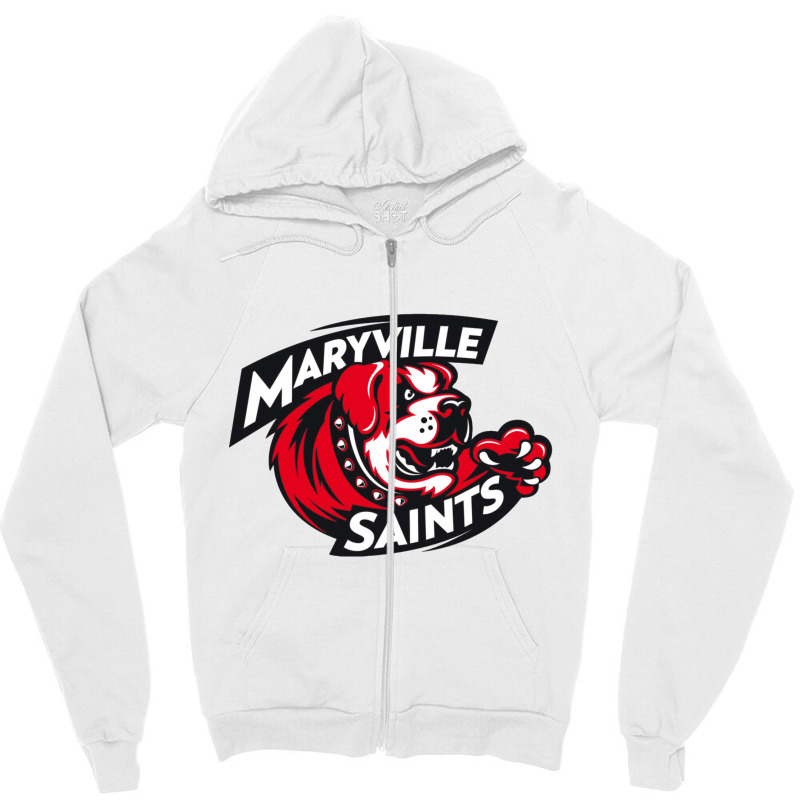 Maryville University Saint Zipper Hoodie by cm-arts | Artistshot