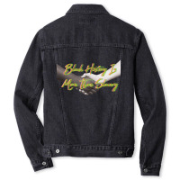 Black History Is More Than Slavery Men Denim Jacket | Artistshot